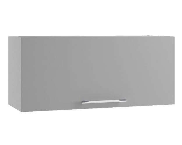 Ройс ПГ 800 Шкаф верхний горизонтальный (Графит софт/корпус Серый)