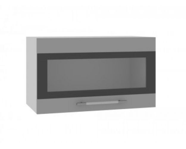 Ройс ГВПГСФ 600 Шкаф верхний горизонтальный (Графит софт/корпус Серый)