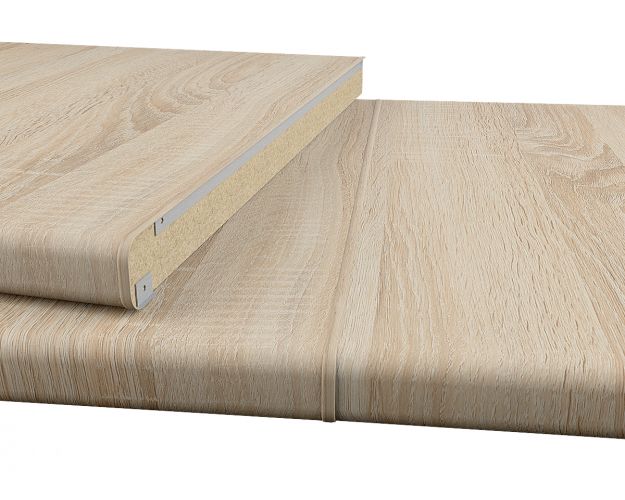 Планки для столешниц соединительные Дуб Сонома