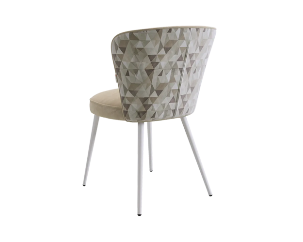 Стул Адам пломбир (велюр) / белый