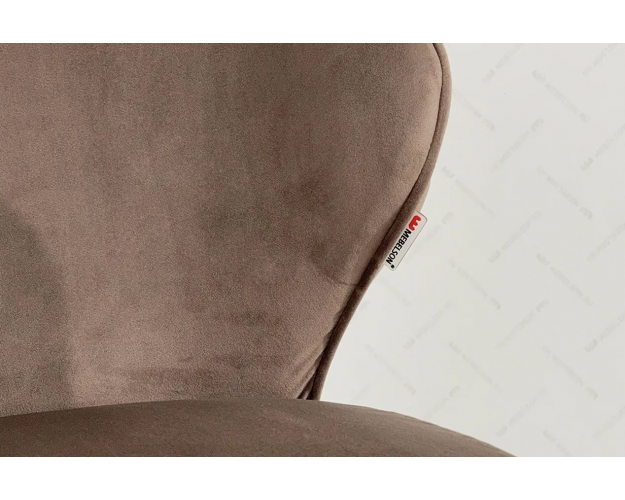 Стул Гудвин бежевый (велюр) / белый