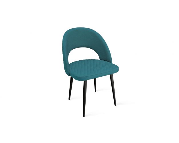 Стул «Гэтсби» К1К Черный/Микровелюр Jercy Izumrud