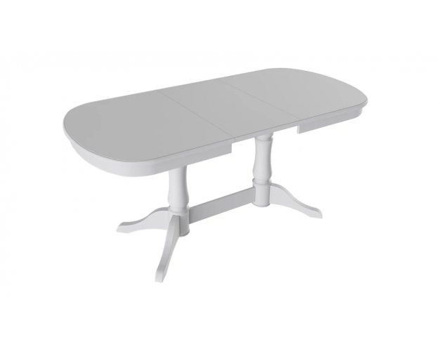 Стол обеденный Валенсия S-182 белый матовый